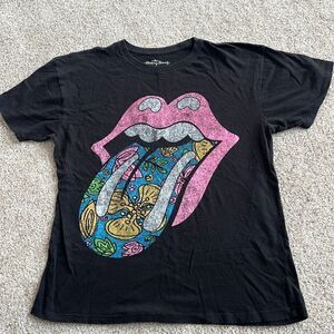 Womens Overaized Rolling Stones Tshirt. Size S/M